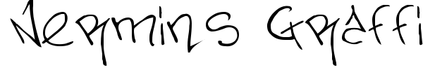 Nermins Graffiti font preview
